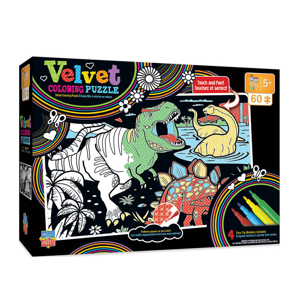 MP Kids Velvet Coloring Puzzle (60 PC)