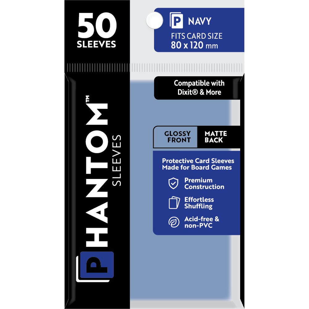 Mangas Phantom da Marinha 50pcs (80x120mm)