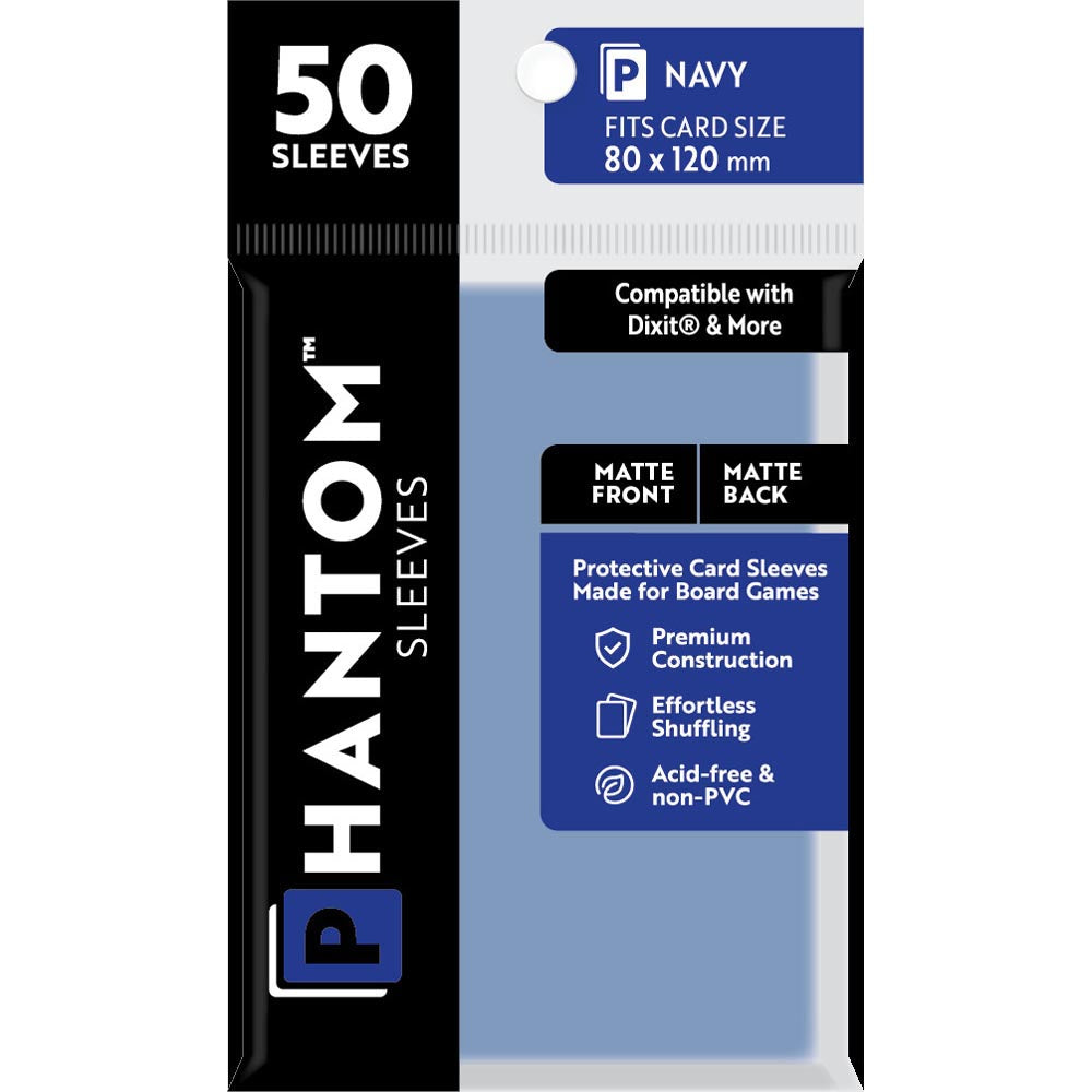 Mangas Phantom da Marinha 50pcs (80x120mm)