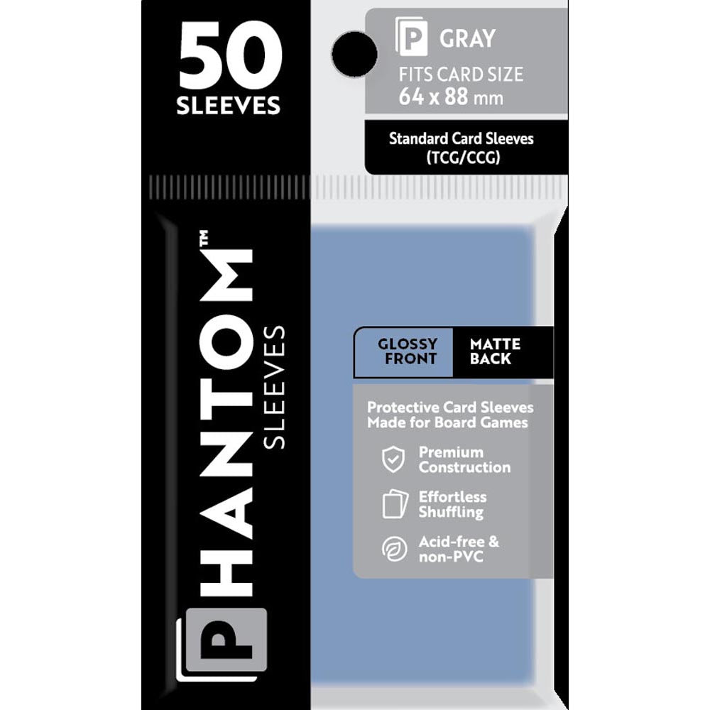 Mangas Phantom Grey 50pcs (64x88mm)