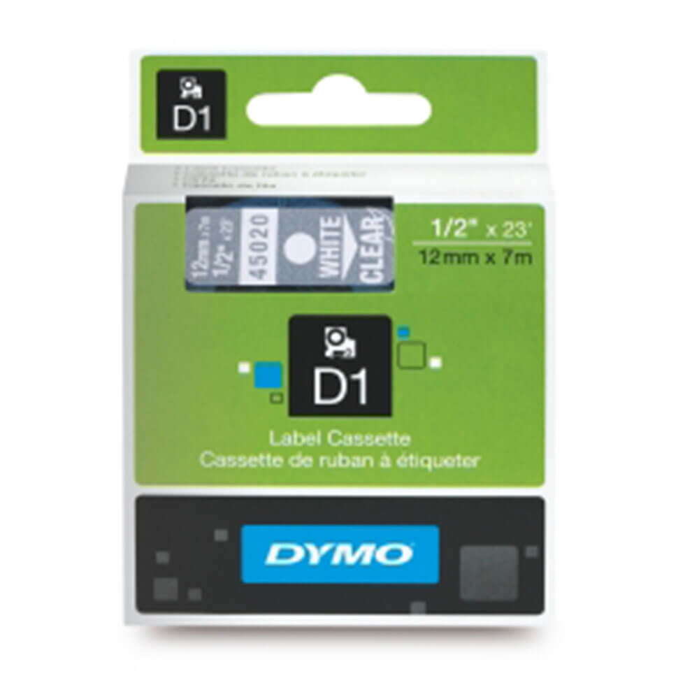 Étiquette de bande Dymo D1 12 mmx7m