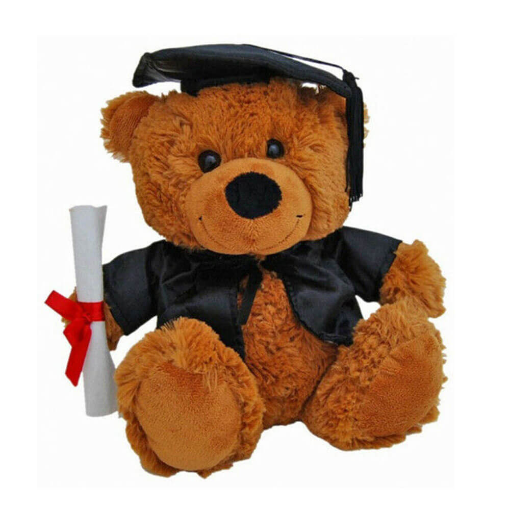 Elka Bear Jelly Graduation Toy Soft (Brown)