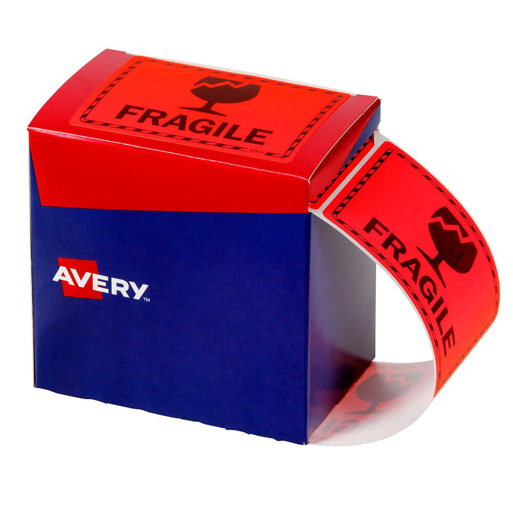 Avery Fragile Labels 750pcs (75x99.6 mm)