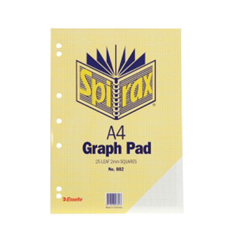 Sipax A4 25-blad grafplatta (förpackning med 10)