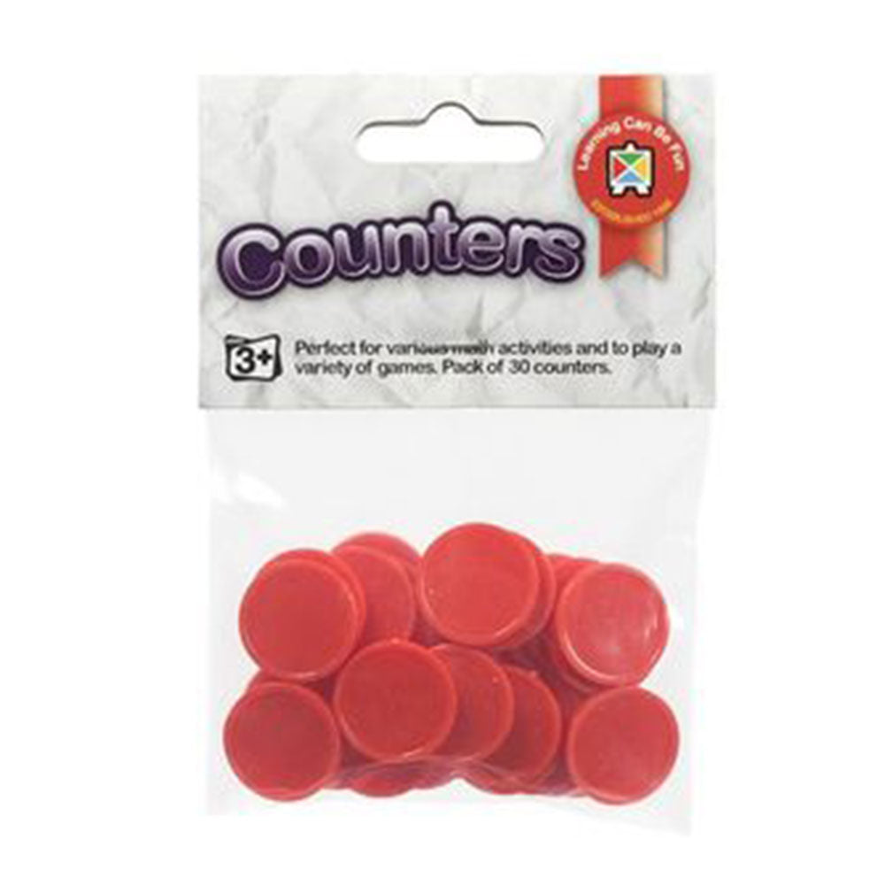 Small Counter Toy 20mm 30pcs (Red)