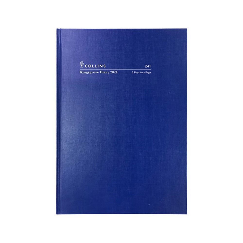 Collins Debden Kingsgrove A4 2024 Journal (bleu)