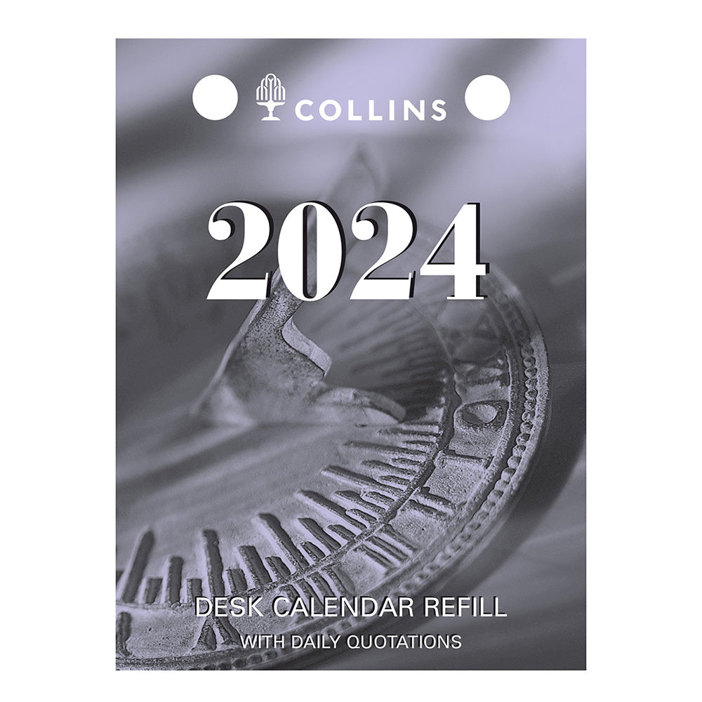 Collins Debden 2024 Calendrier de bureau 76x102 mm