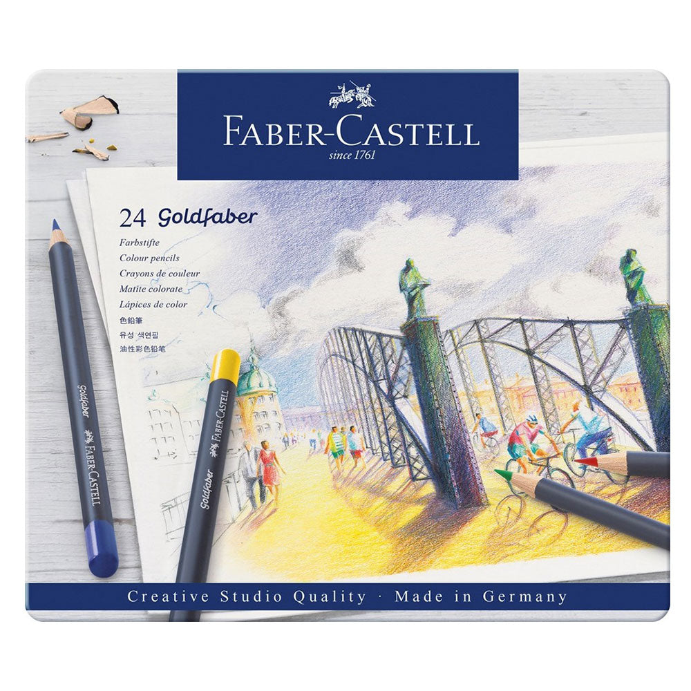 Faber-Castell Goldfaber Color Lápis em lata
