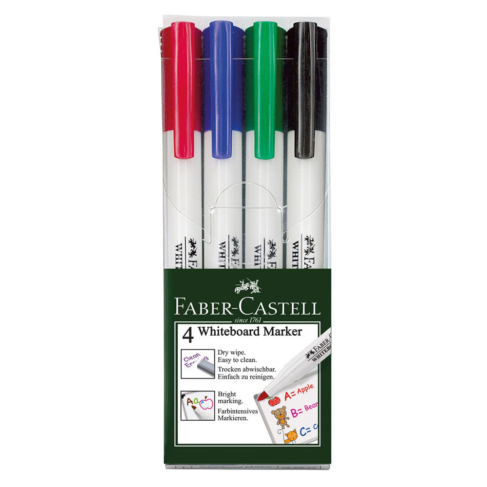 Faber-Castell Slim Whiteboard Marker (Pack of 4)
