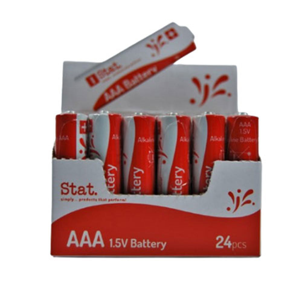 Bateria Alcalina Stat (pacote de 24)