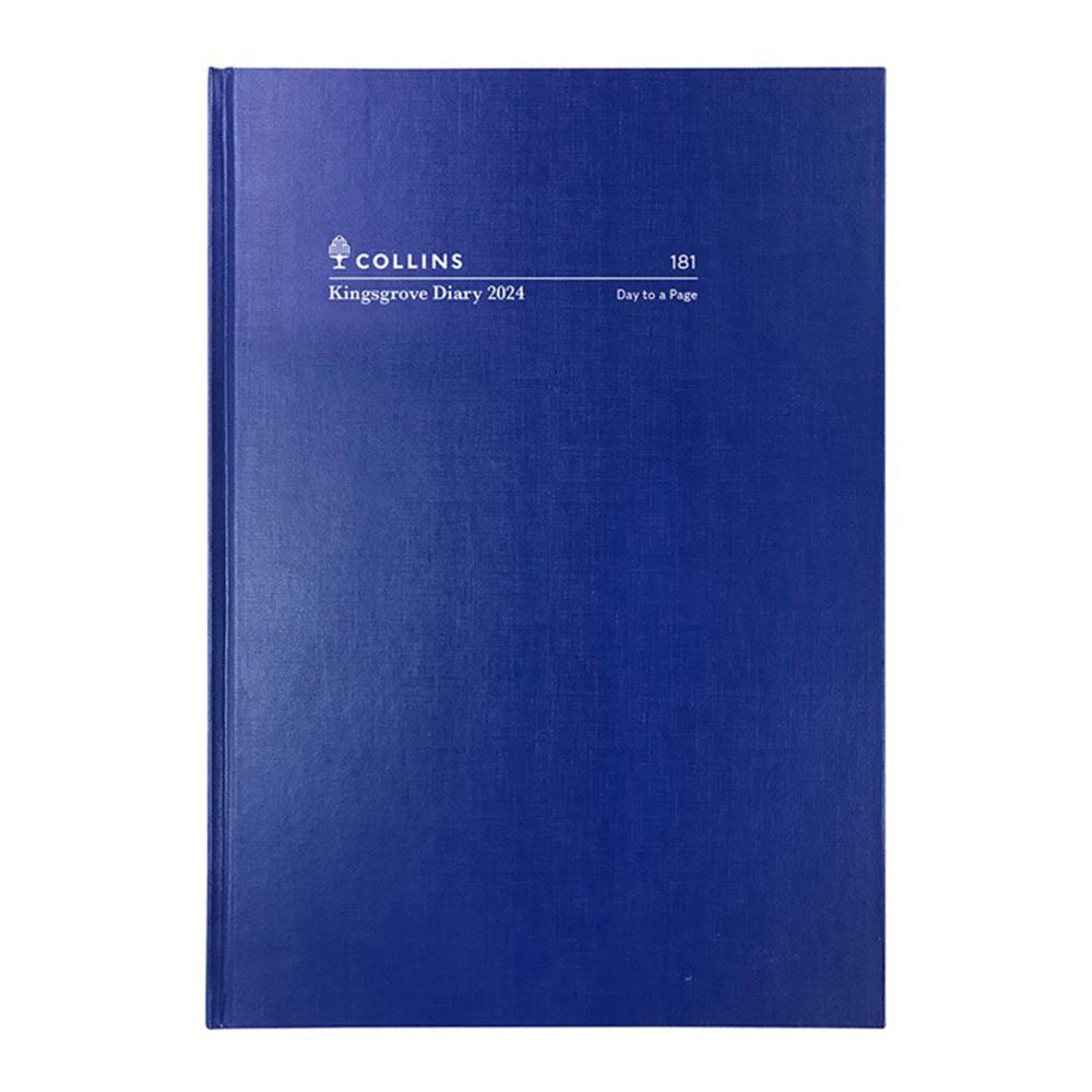 Collins Debden Kingsgrove A5 2024 Journal (bleu)