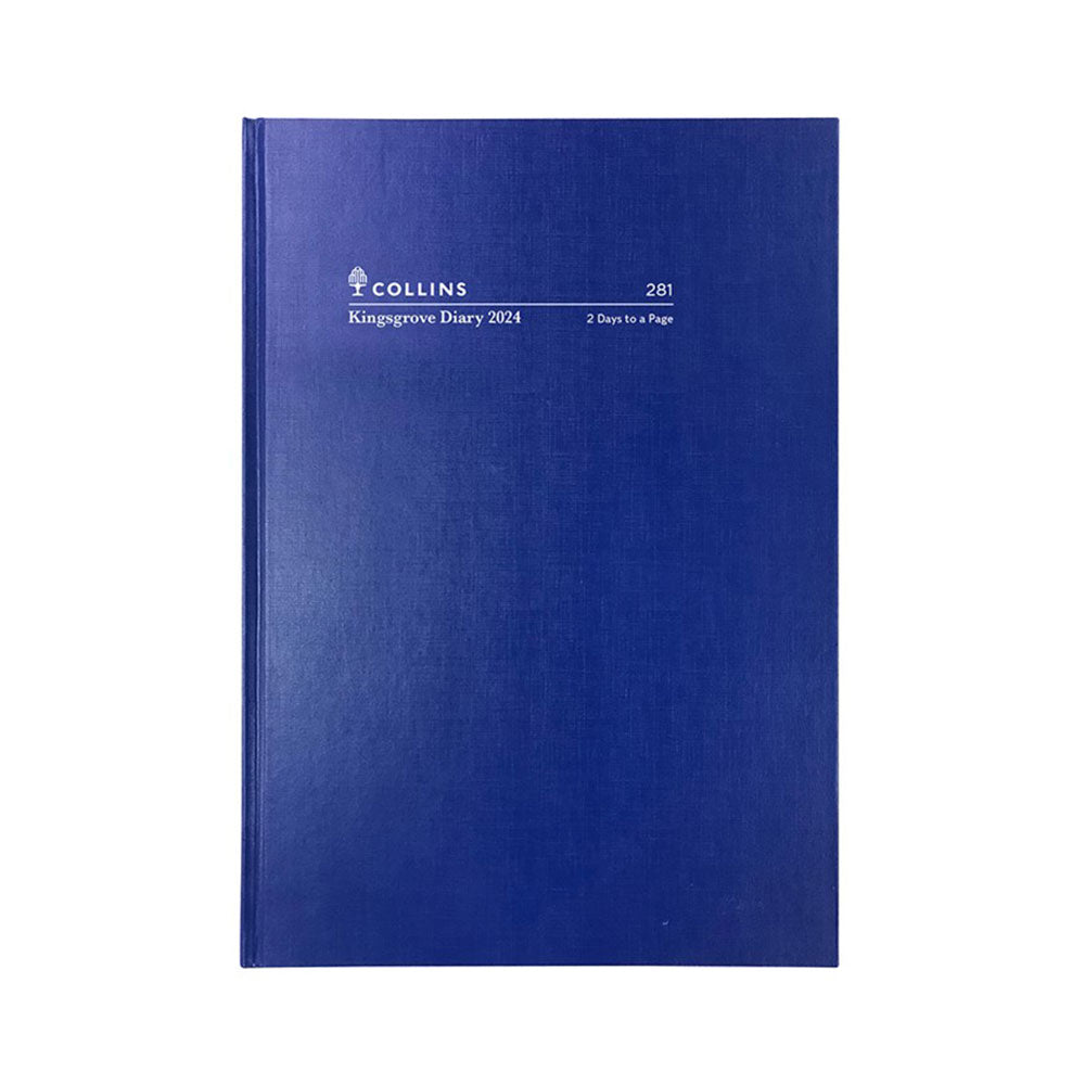 Collins Debden Kingsgrove A5 2024 Journal (bleu)