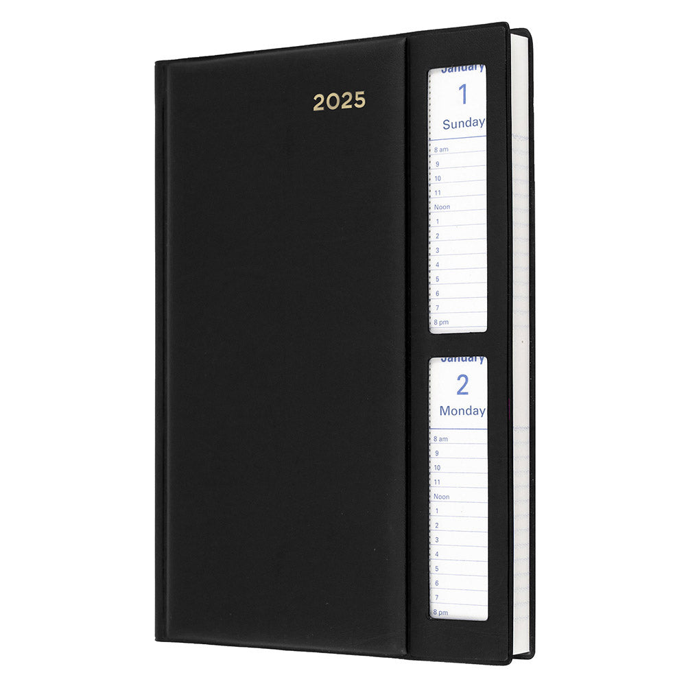 Collins Belmont A5 2DTP Window Face 2025 Diary