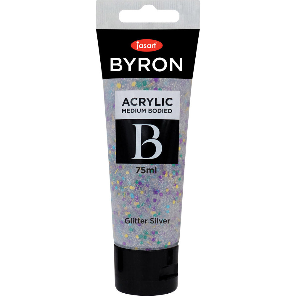 Jasart Byron Glitter Acrylic Paint 75mL