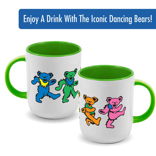 Grateful Dead Dancing Bears Cappuccino Mug