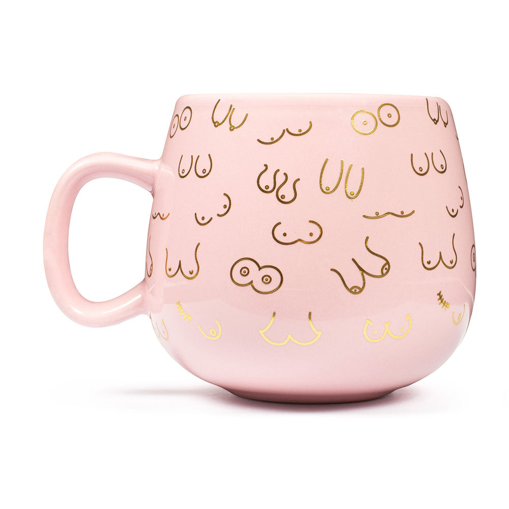 Thumbs Up! Boobie Pink Ceramic Mug 300mL