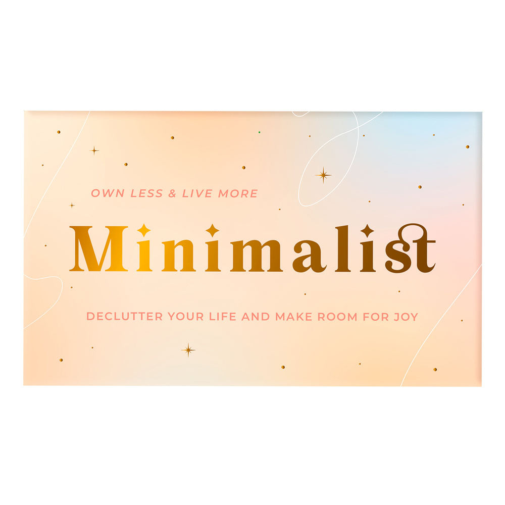 Own Less & Live More Minimalist Cards