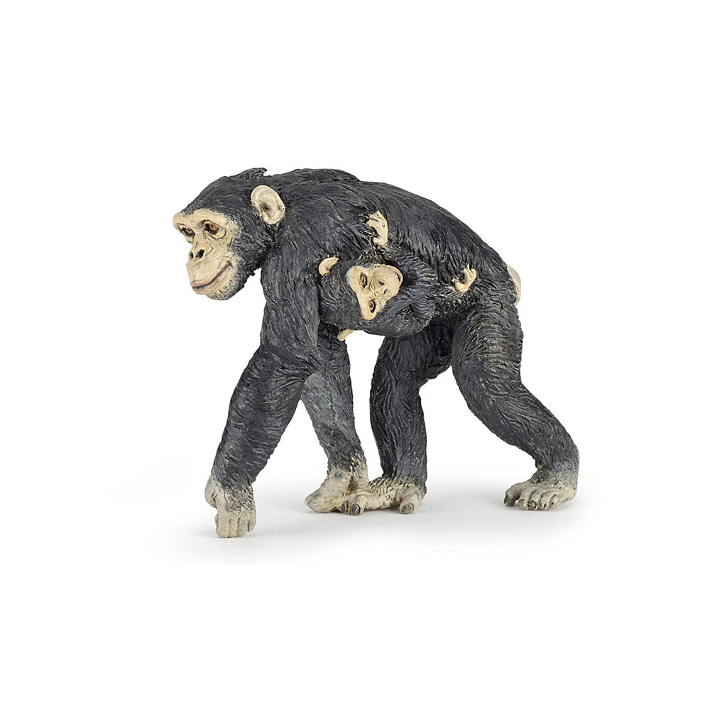 Papo Chimpanzee and Baby Figurine