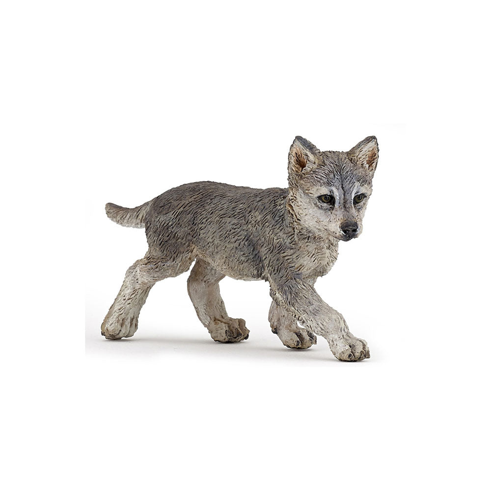 Papo Grey Wolf Cub Figurine