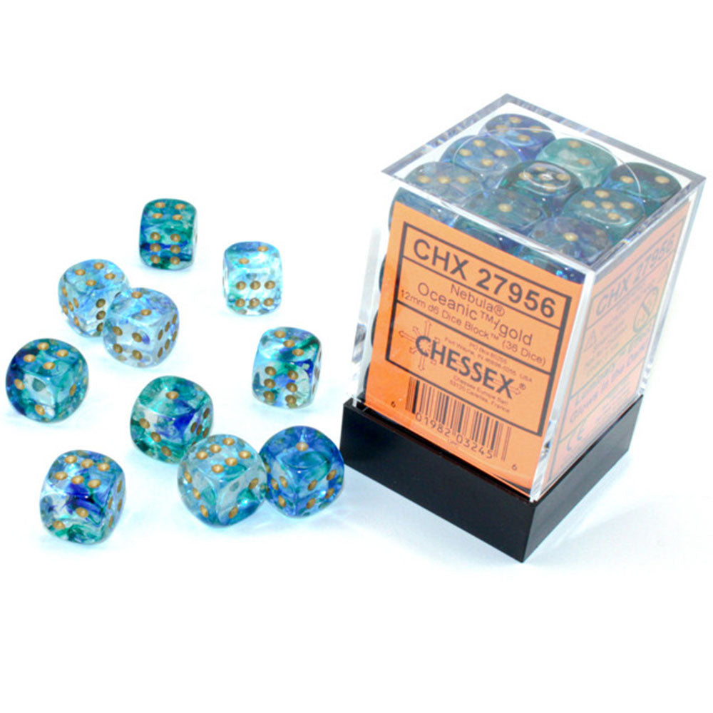 Nebula Chessex 12mm D6 Luminary Würfelblock