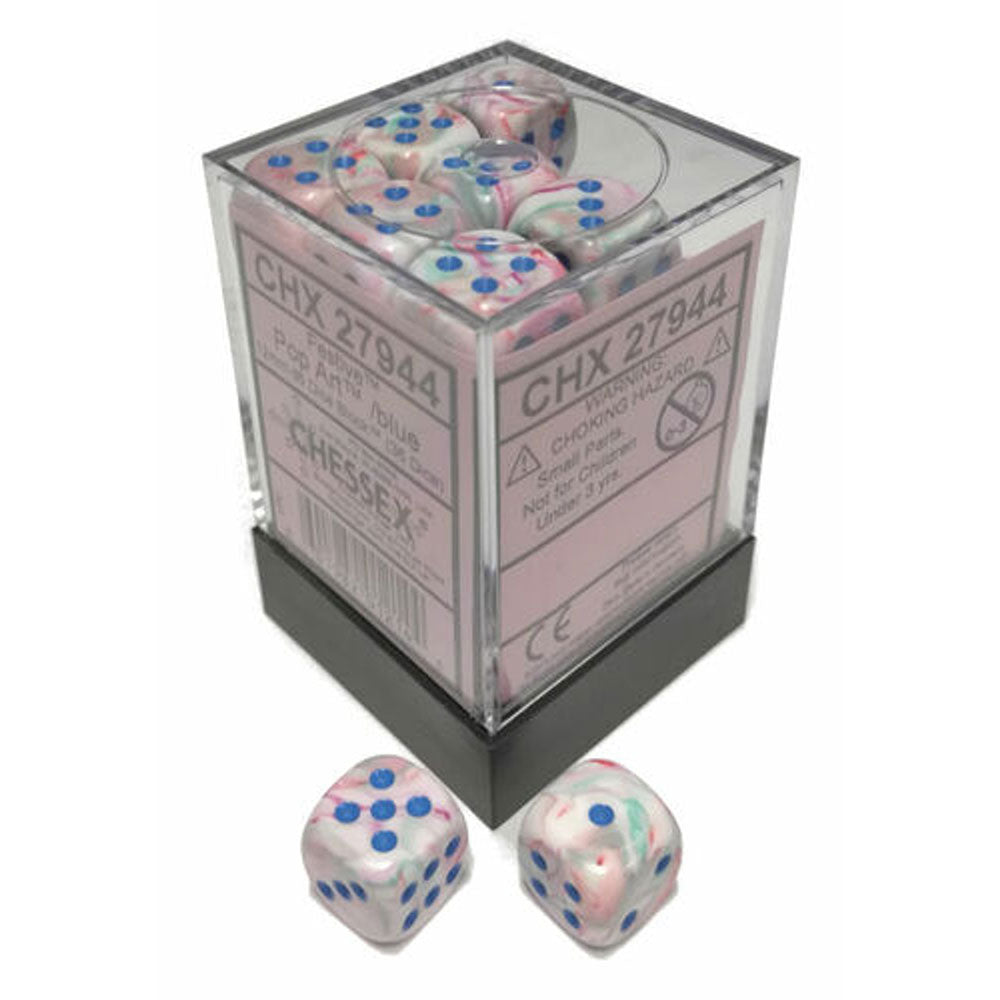 Festlig chessex 12mm d6 tärningsblock