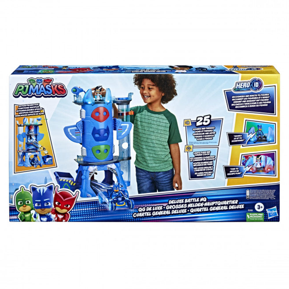 PJ Masks Deluxe Battle Playset w/ 2 Action Figures & Vehicle