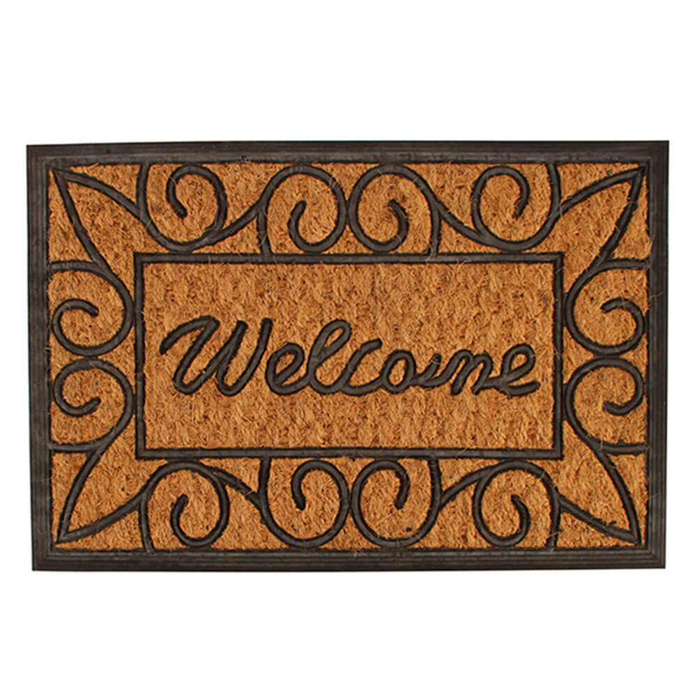 Welcome Coir Door Mat (60x40cm)