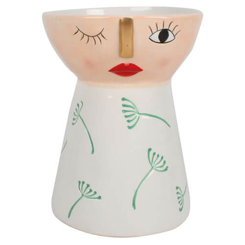 Alice Dolomite Face Vase