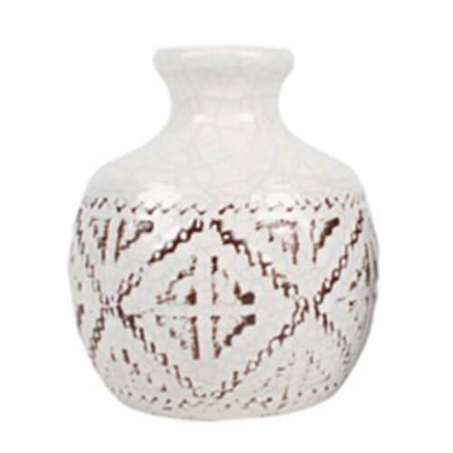 Leander Ceramic Vase (18x13cm)
