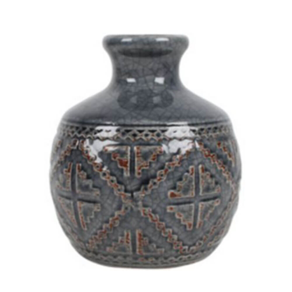 Leander Ceramic Vase (18x13cm)