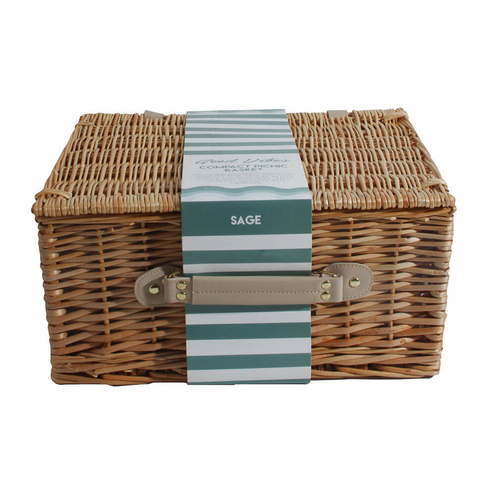 Cesto picnic di salice Hamptons (40x28x20cm)