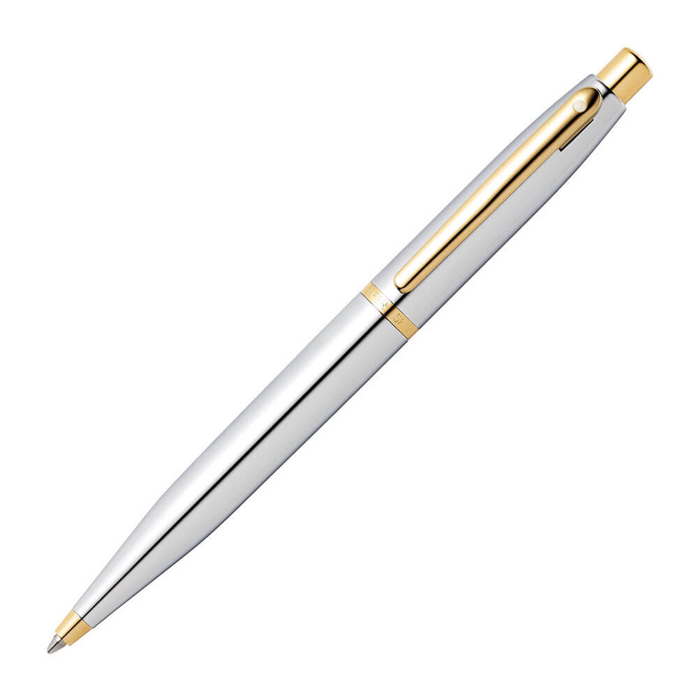SHEAFFER VFM Chrome Pen avec Gold Tone