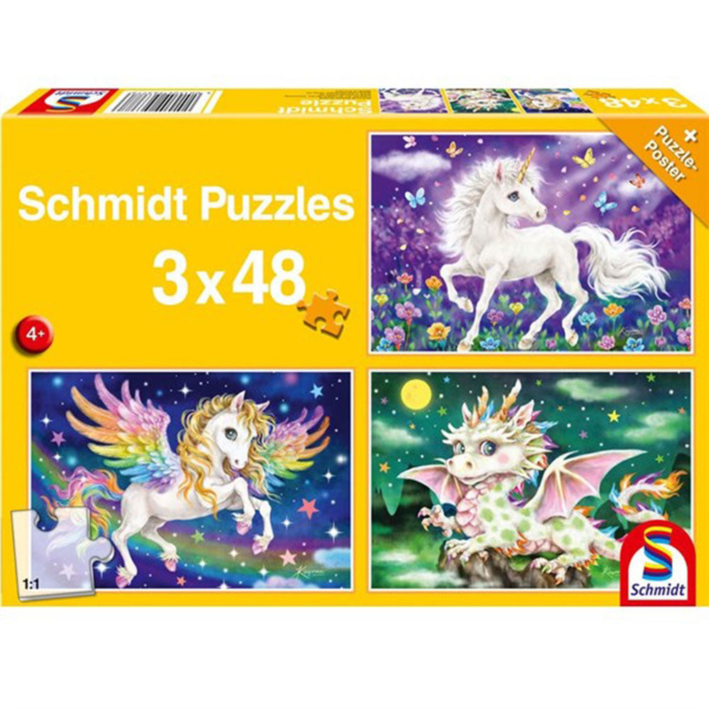 Schmidt Puzzle Jigsaw 3x48pcs