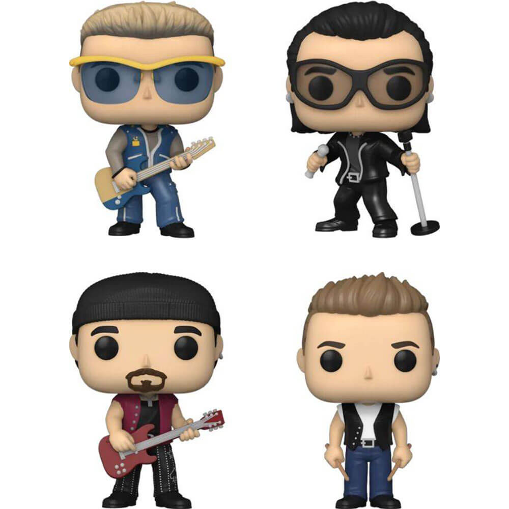 U2 Zoo TV US Exclusive Pop! Vinyl 4-Pack