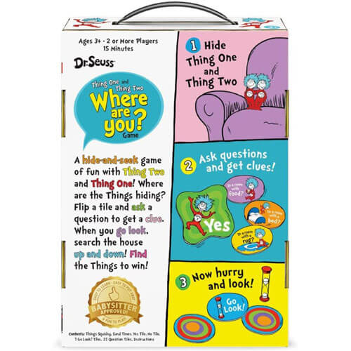 Dr. Seuss Thing One and Thing Two Where are You? Game