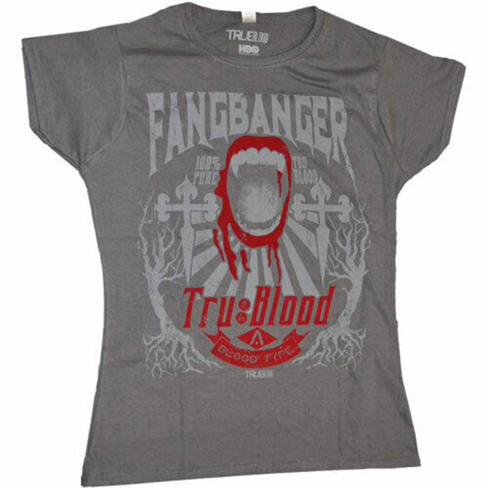 True Blood Blood Fangbanger T-shirt femminile affollato
