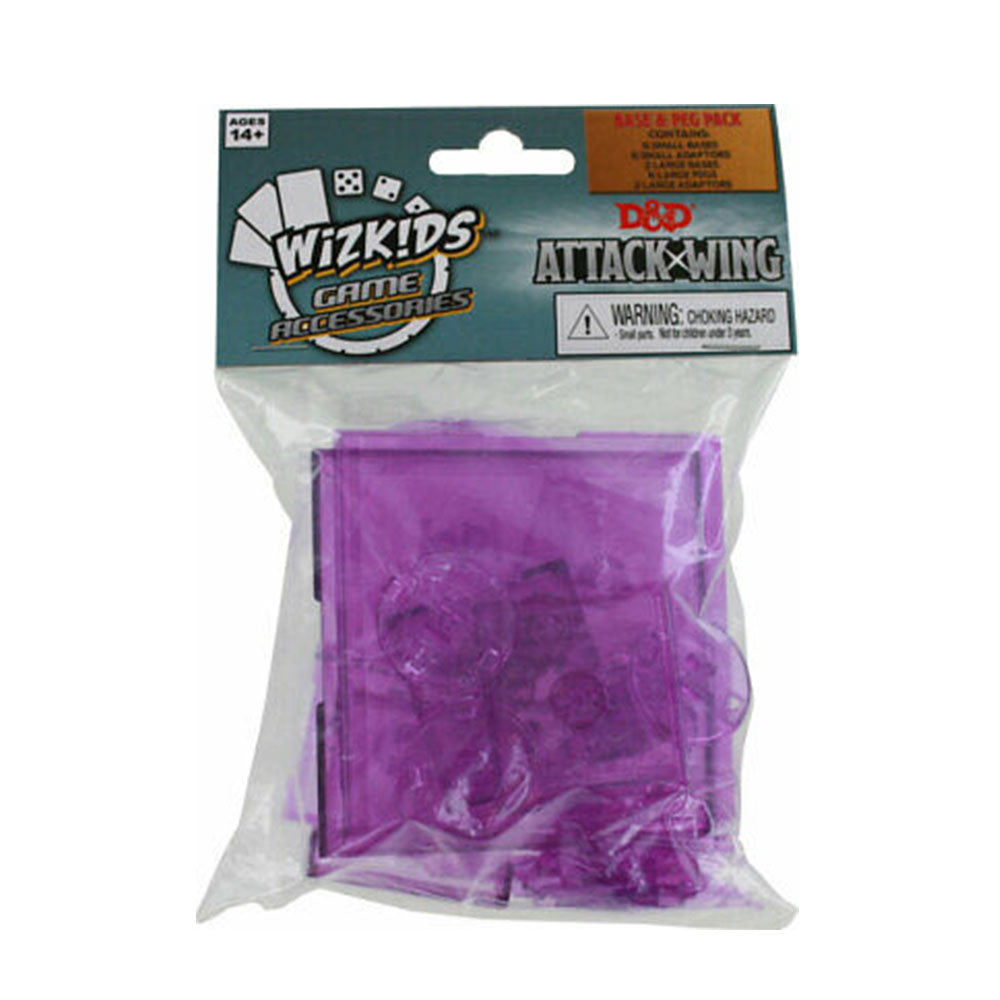 Dungeons & Dragons Attack Wing Base & Pegs Set Purple