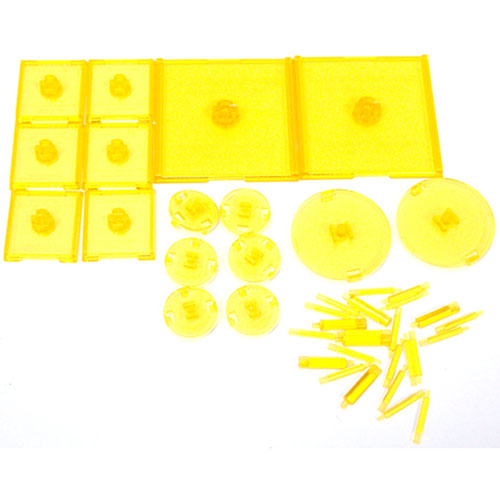 Dungeons & Dragons Attack Wing Base & Pegs Set Yellow