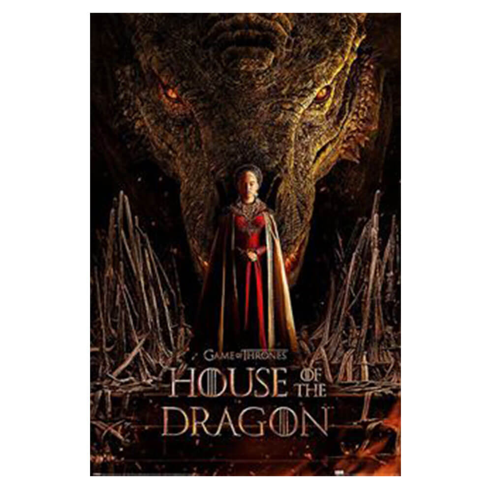 House of the Dragon Rhaenyra Throne Poster