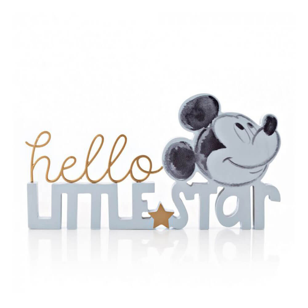 Presentes da Disney Hello Little Star Word Placa