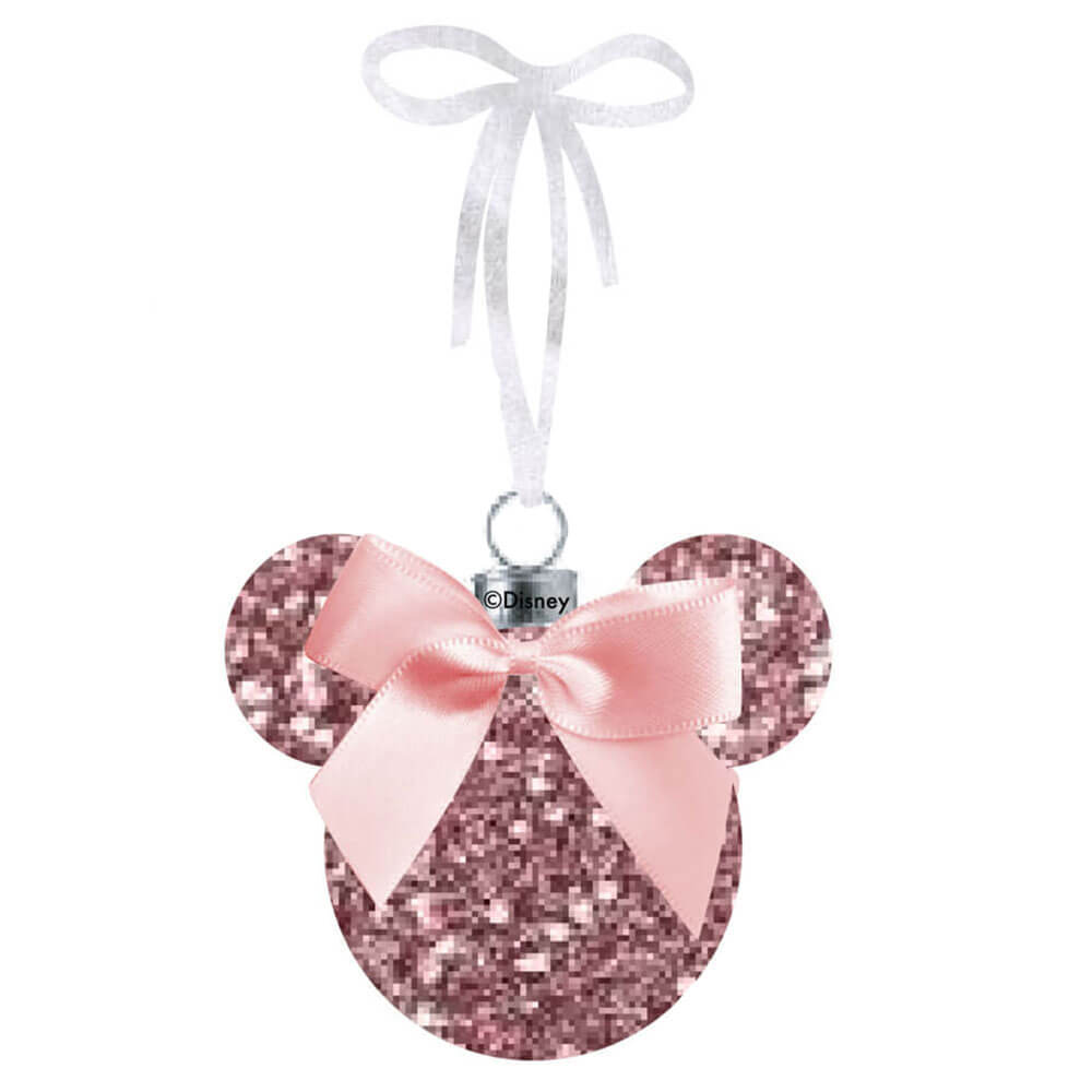 Disney Minnie Christmas Glitter Bauble (en boîte)