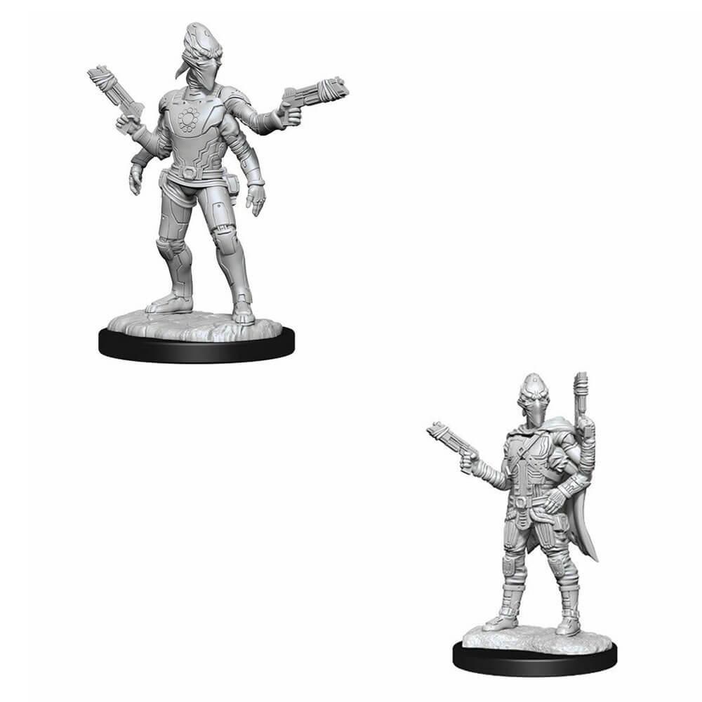 Cortes profundos de Starfinder mini sin pintar