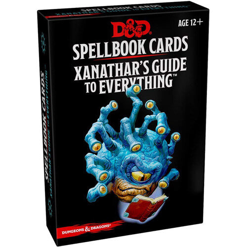 D&D Spellbook Cards Xanathars Deck 2018 Edition (95 Cards)
