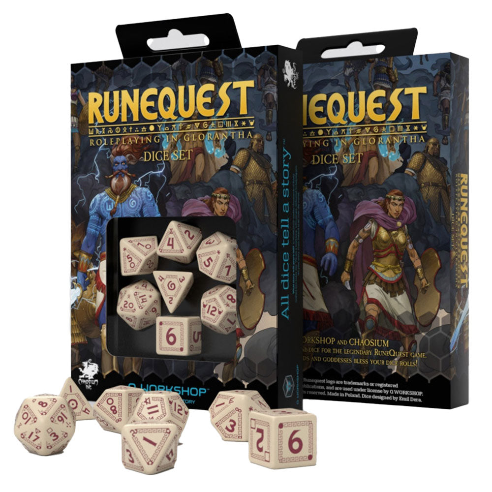 Q taller RunEquest Dice Set 7pcs