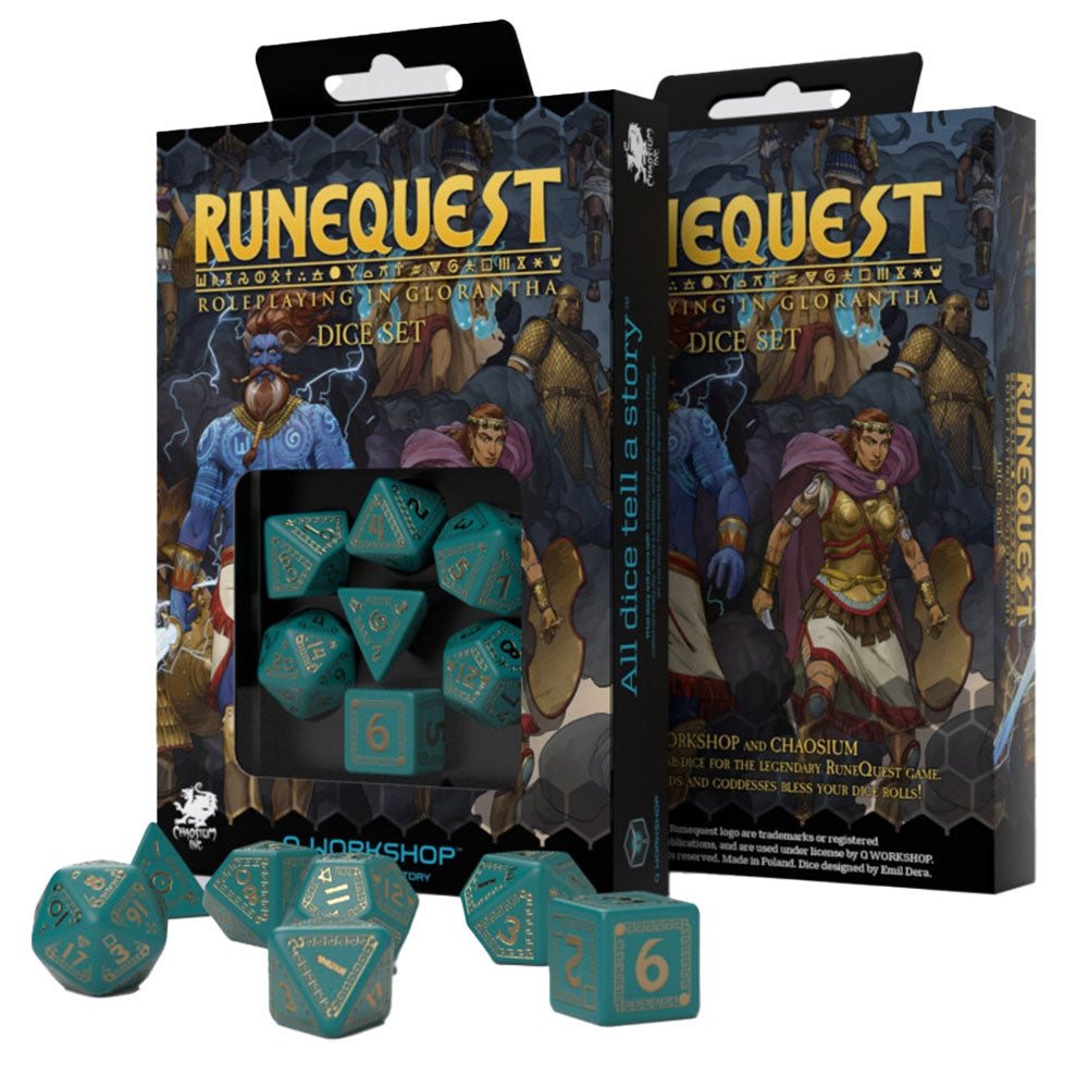 Q workshop runequest dadi set 7pcs