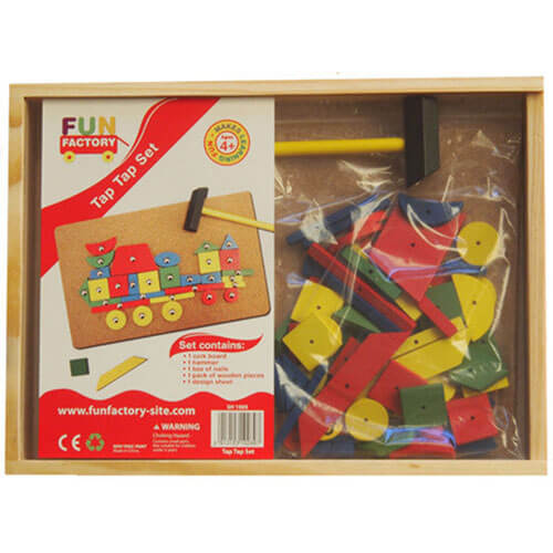 Tap Tap Set Wooden Toy in Box