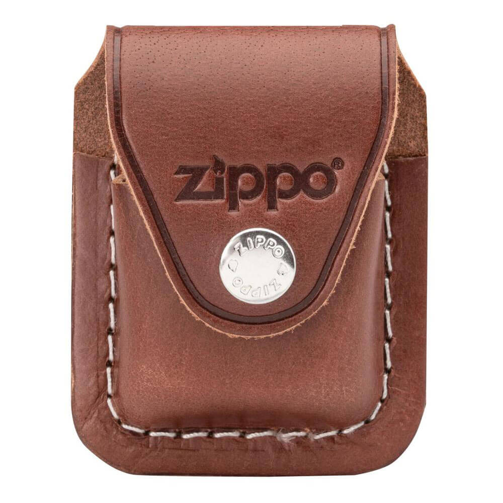 Cascia in pelle accessoria Zippo con clip