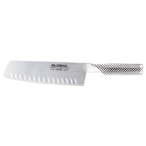 Global Knives Straight Handle Vegetable Knife 18cm