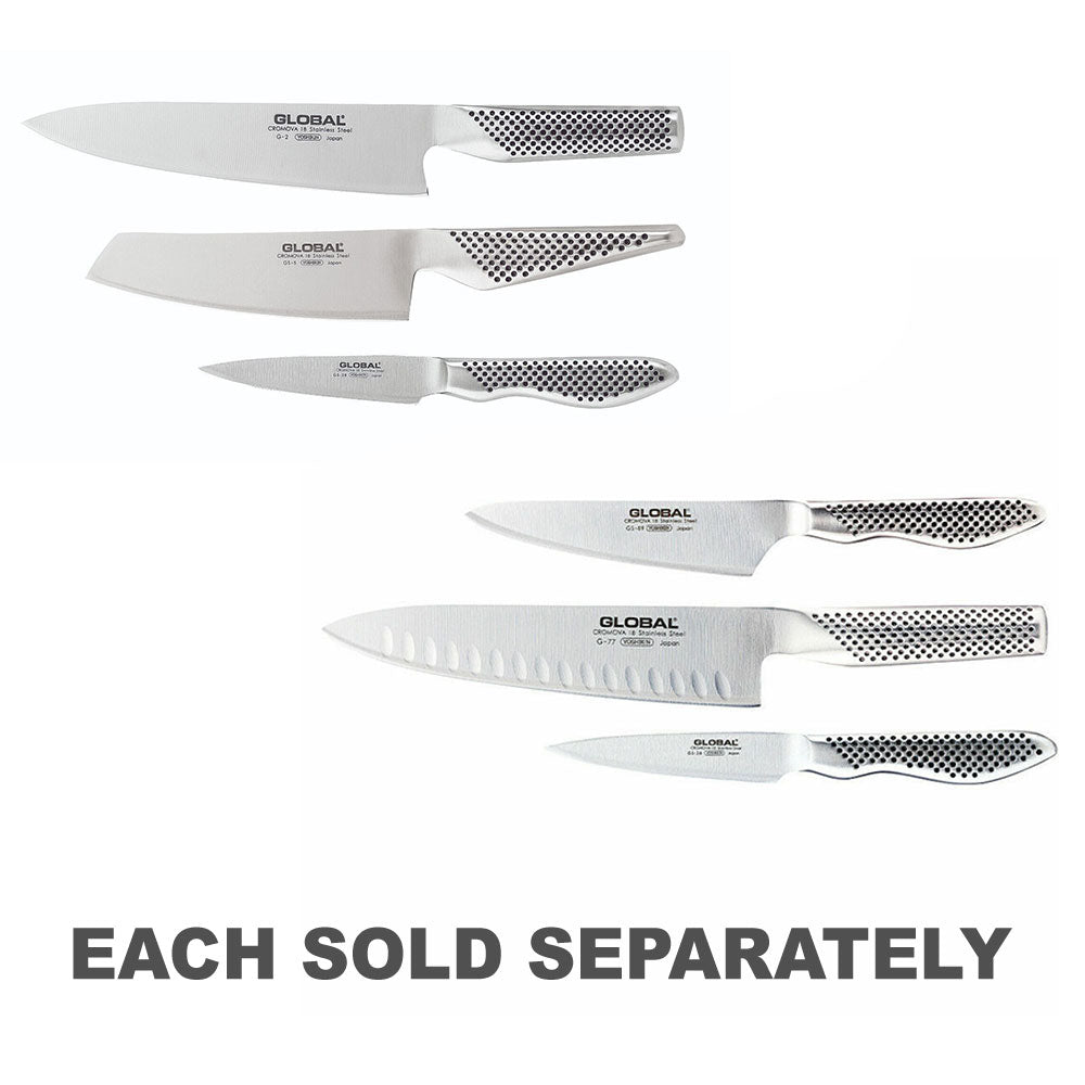 Global Knives Stainless Steel Knife Set (3pcs)