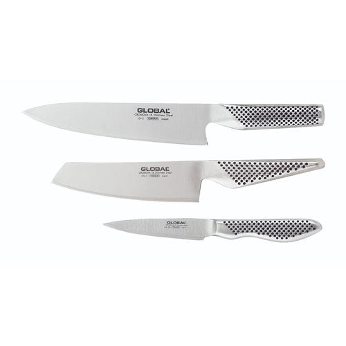 Global Knives Stainless Steel Knife Set (3pcs)
